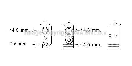 PRASCO HY1363 Розширювальний клапан, кондиціонер