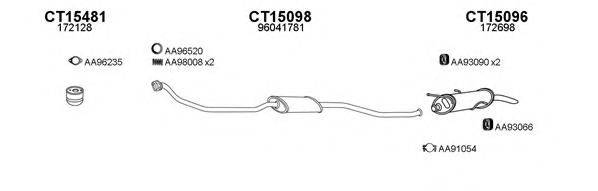 VENEPORTE 150170 Система випуску ОГ