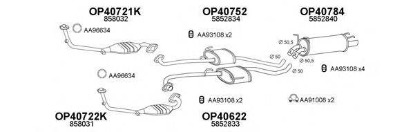 VENEPORTE 400405 Система випуску ОГ