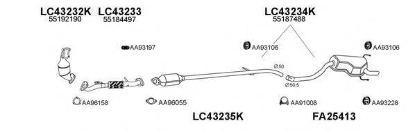 VENEPORTE 430047 Система випуску ОГ