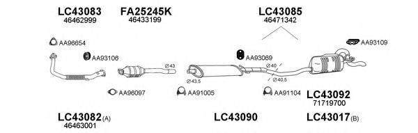 VENEPORTE 430064 Система випуску ОГ
