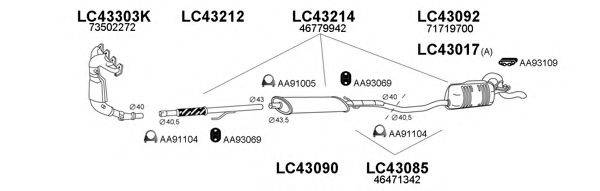 VENEPORTE 430084 Система випуску ОГ