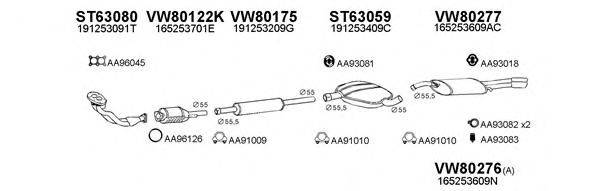 VENEPORTE 800250 Система випуску ОГ