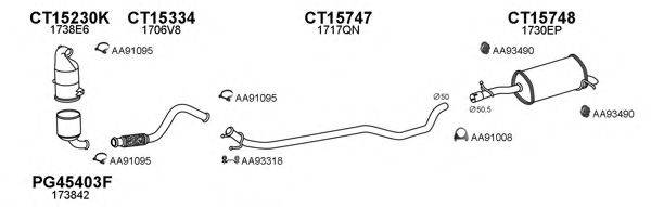 VENEPORTE 450755 Система випуску ОГ