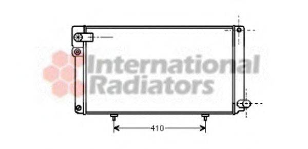 VAN WEZEL 40002042 Радіатор, охолодження двигуна