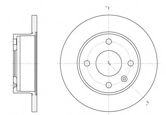 WOKING D610300 гальмівний диск
