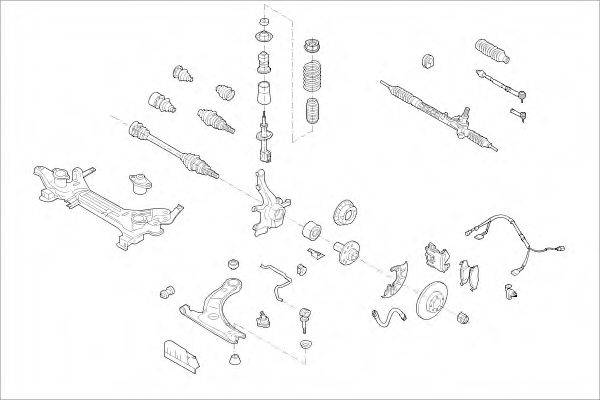 MONROE MO07892VA Підвіска колеса