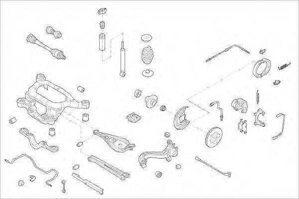 MONROE MO14185HA Підвіска колеса