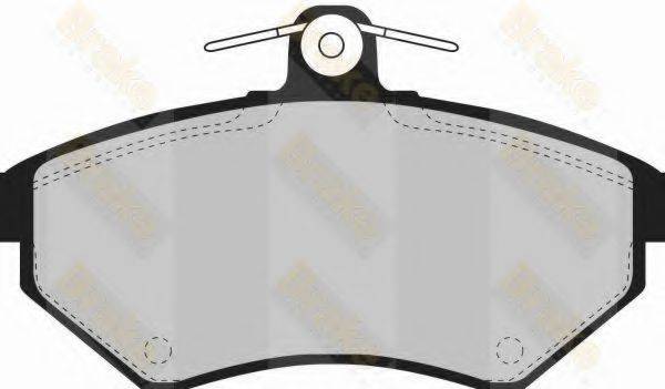 BRAKE ENGINEERING PA1171 Комплект гальмівних колодок, дискове гальмо