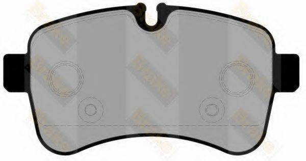 BRAKE ENGINEERING PA1787 Комплект гальмівних колодок, дискове гальмо