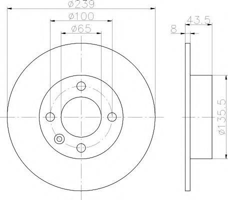 TEXTAR 92010500 гальмівний диск