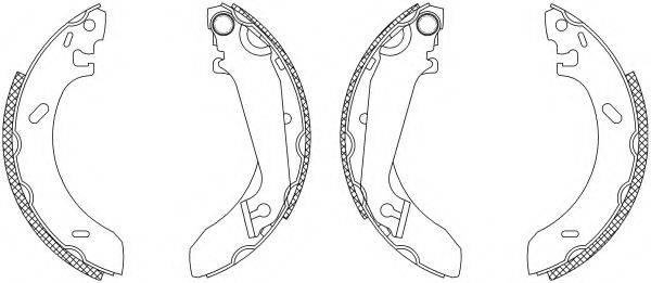 TEXTAR 83043803 Комплект гальмівних колодок