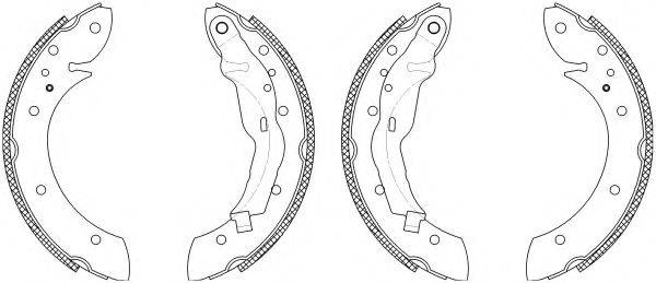 TEXTAR 83044000 Комплект гальмівних колодок