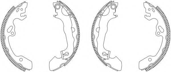 TEXTAR 83052501 Комплект гальмівних колодок