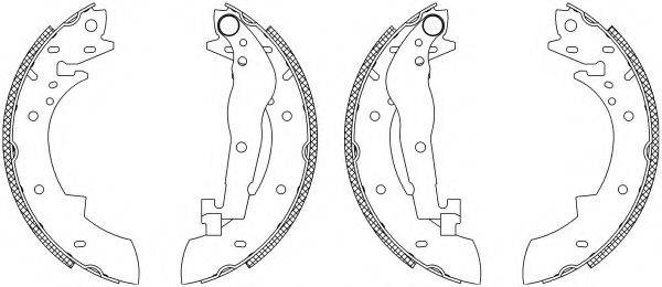 TEXTAR 83030405 Комплект гальмівних колодок