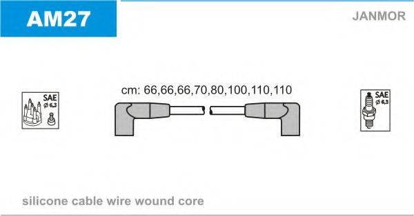 JANMOR AM27 Комплект дротів запалювання