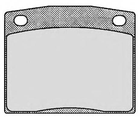 RAICAM RA01410 Комплект гальмівних колодок, дискове гальмо