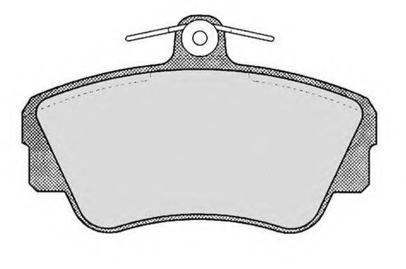 RAICAM RA04030 Комплект гальмівних колодок, дискове гальмо