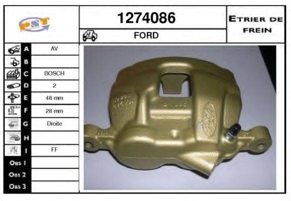 SNRA 1274086 Гальмівний супорт