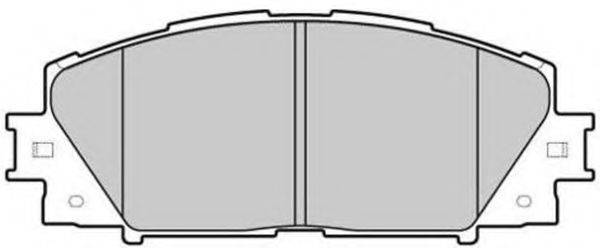 FREMAX FBP1708 Комплект гальмівних колодок, дискове гальмо