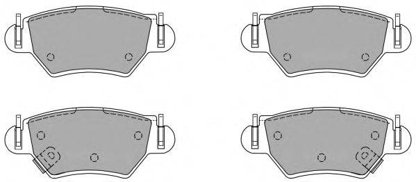 FREMAX FBP1082 Комплект гальмівних колодок, дискове гальмо