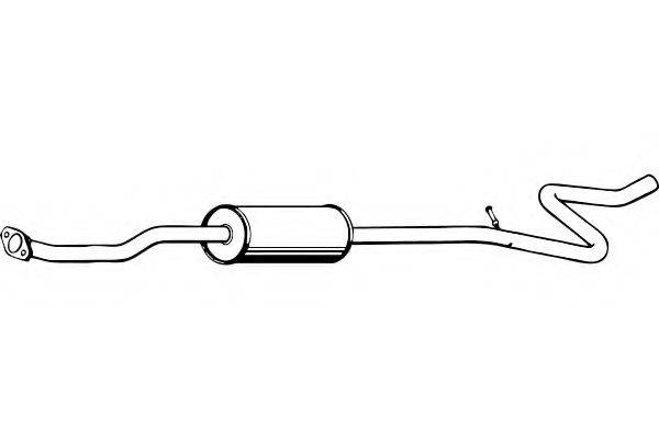 FENNO P1899 Середній глушник вихлопних газів