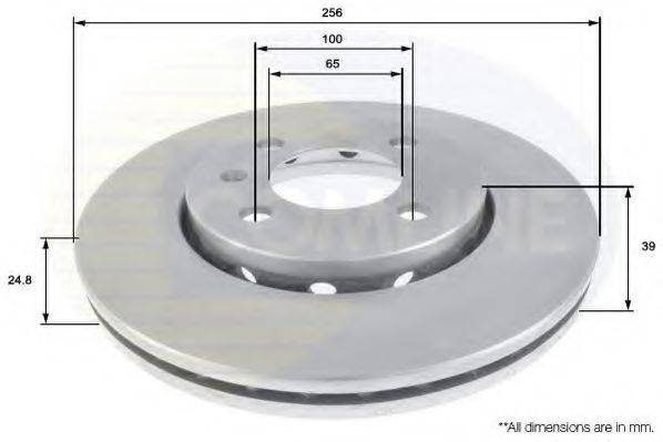 COMLINE ADC1496V гальмівний диск