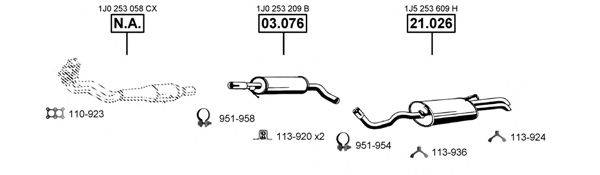 ASMET SE193260 Система випуску ОГ