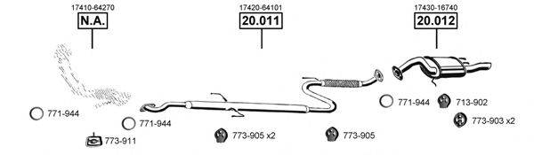ASMET TO202320 Система випуску ОГ