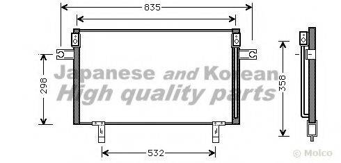 ASHUKI N65772 Конденсатор, кондиціонер
