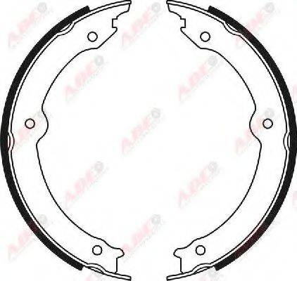 ABE C02085ABE Комплект гальмівних колодок, стоянкова гальмівна система