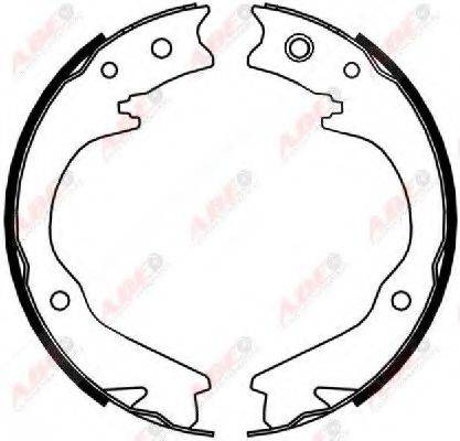ABE C07015ABE Комплект гальмівних колодок, стоянкова гальмівна система