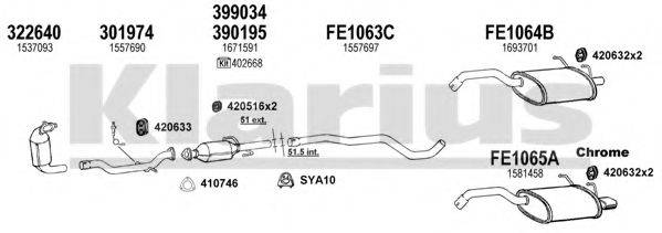 KLARIUS 362088U Система випуску ОГ