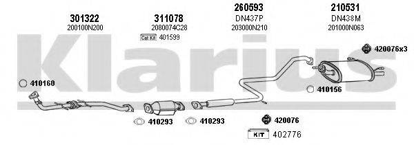 KLARIUS 270399E Система випуску ОГ
