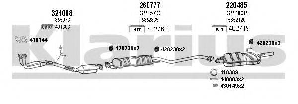 KLARIUS 391099E Система випуску ОГ