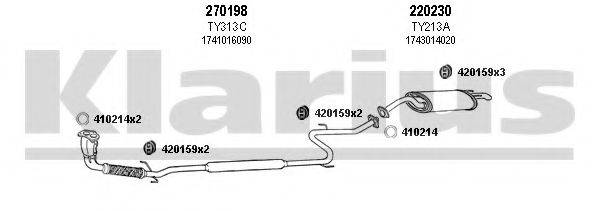 KLARIUS 900188E Система випуску ОГ