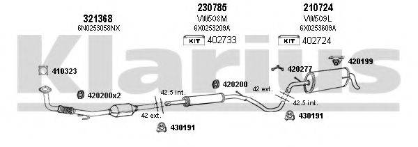KLARIUS 930963E Система випуску ОГ