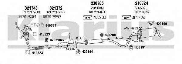 KLARIUS 930965E Система випуску ОГ