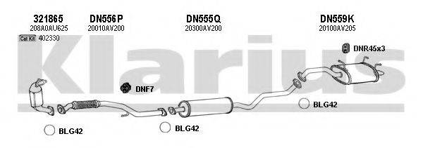 KLARIUS 270439U Система випуску ОГ