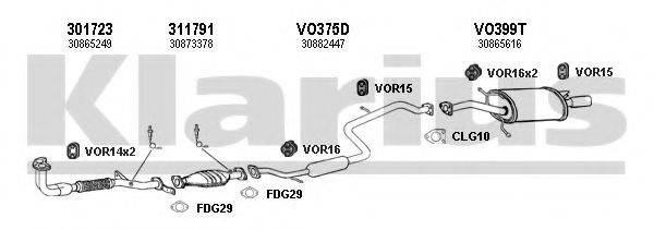 KLARIUS 960324U Система випуску ОГ