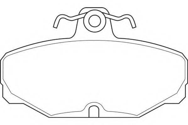 WAGNER WBP20981A Комплект гальмівних колодок, дискове гальмо