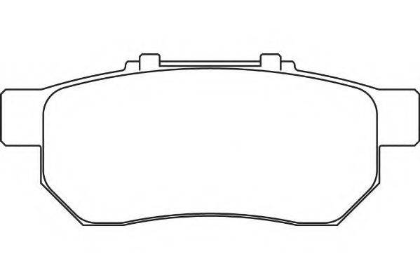 WAGNER WBP21739A Комплект гальмівних колодок, дискове гальмо