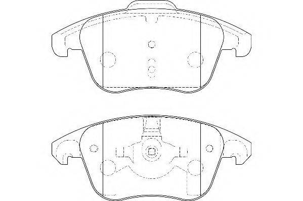 WAGNER WBP24557A Комплект гальмівних колодок, дискове гальмо