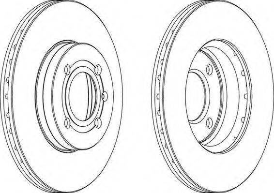 WAGNER WGR02071 гальмівний диск
