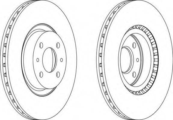 WAGNER WGR02201 гальмівний диск