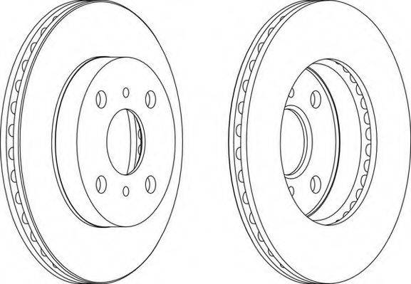 WAGNER WGR10841 гальмівний диск