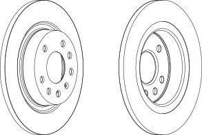 WAGNER WGR12881 гальмівний диск