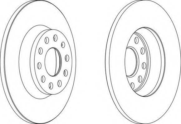 WAGNER WGR13061 гальмівний диск