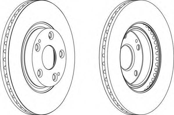 WAGNER WGR14011 гальмівний диск
