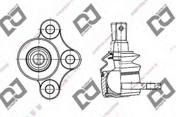 DJ PARTS DB1062 несучий / напрямний шарнір